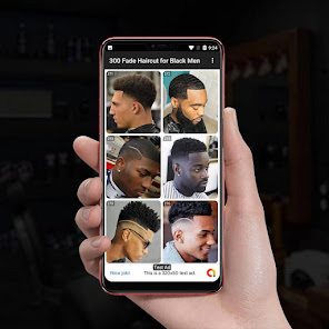 Captura 7 300 Fade Haircut for Black Men android