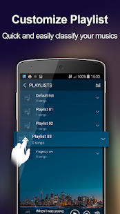 Music Player + Capture d'écran