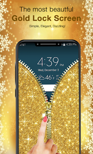Gold Lock Screen Screen 2