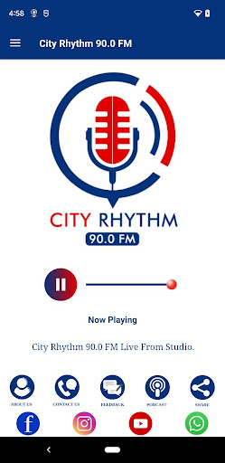 Android application City Rhythm 90.0 FM screenshort