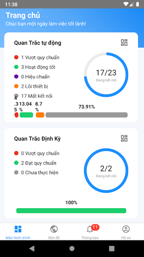 Android application HG Envi Manager screenshort