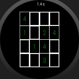 Sudoku Wear - Sudoku 4x4 for watch with Wear OS 2.2.2 APK screenshots 8