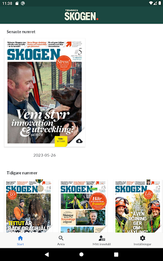 Tidningen Skogen Screen 3