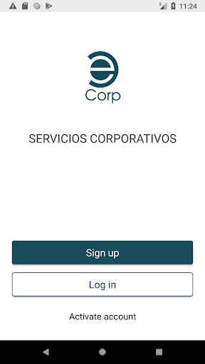 Android application eCorp screenshort