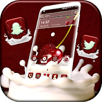 Red Cherry Launcher Theme