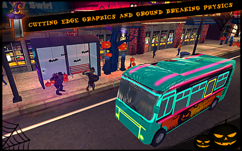 Halloween Bus Cidade Simulator