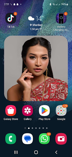 Android application Photo Widget 2023 screenshort
