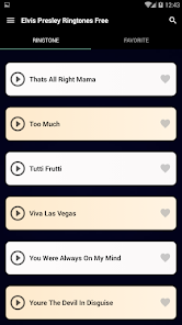 Captura de Pantalla 6 Ringtones Elvis Presley android