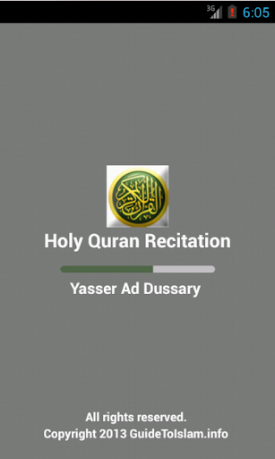 Android application Holy Quran Recitation 3 screenshort