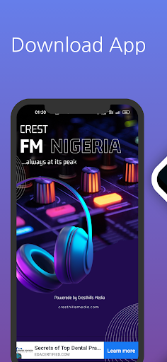 Android application Crest FM Nigeria screenshort
