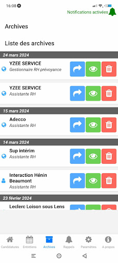 Mes Candidatures Suivi Emploi