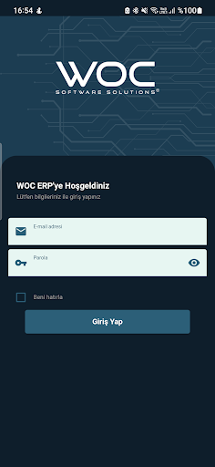 Woc ERP Screen 2