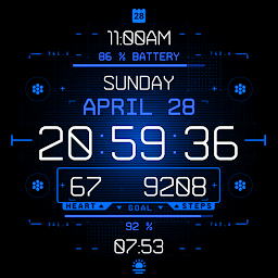 Immagine dell'icona Cyber Agent digital watch face