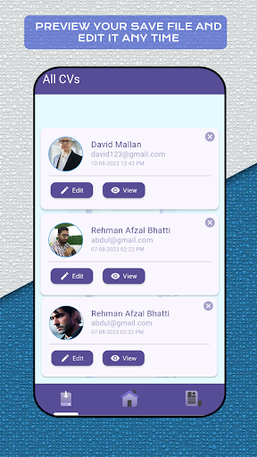 CV Maker - Resume Builder Screen 2