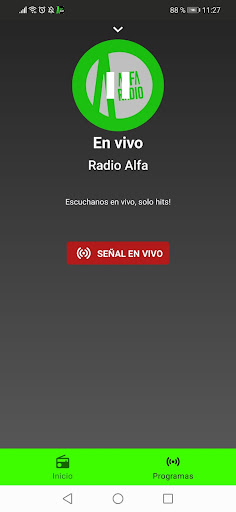 Radio Alfa Screen 3