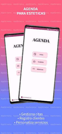 Android application Agenda Para Esteticas screenshort