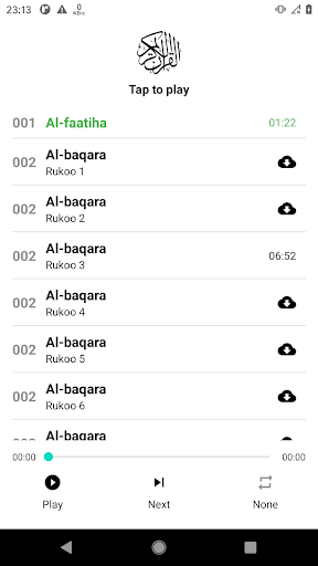 Android application Quran Education screenshort