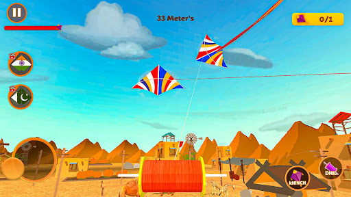 Android application Kite Flying Simultore Games screenshort