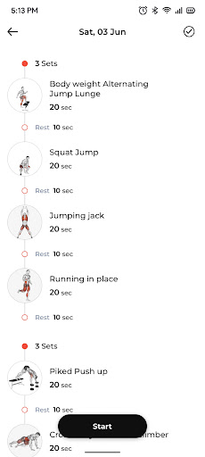BodyFit Fitness Screen 3