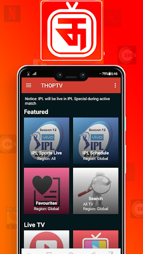 Thop LIVE Pro - Live Thoptv  Cricket tv Tips
