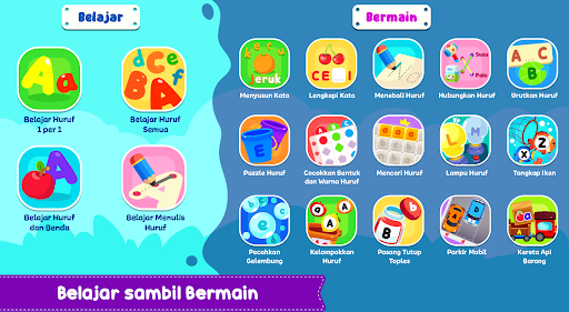 Android application Belajar Huruf ABC + Suara screenshort