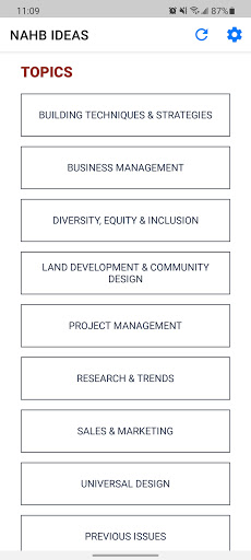 NAHB IDEAS Screen 2