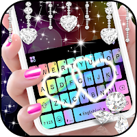 Тема для клавиатуры Rainbow Love Fonts