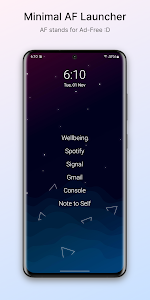 Olauncher. Minimal AF Launcher Unknown