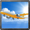 A-plane flight simulator 3D icon