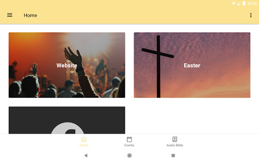 Screenshot of Faith Radio