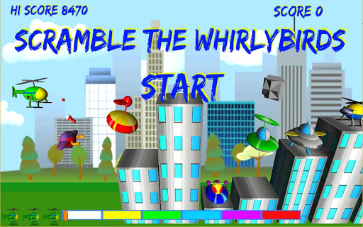 Android application Scramble The Whirlybirds screenshort