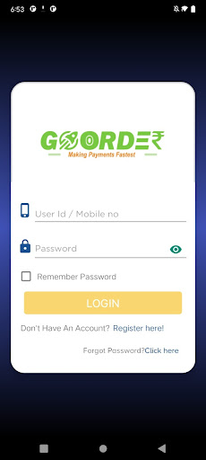 Goorder Pay Screen 2