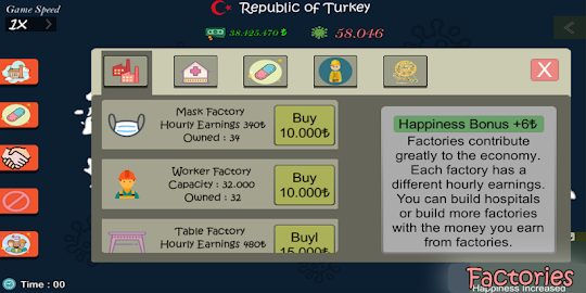 Simulateur de virus C Turquie