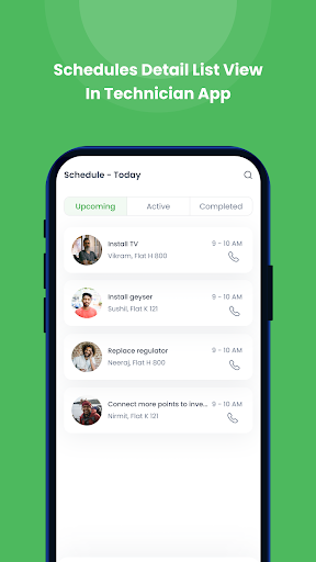 Technician app (Viara) Screen 2