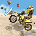 Cover Image of Download Motocross Beach Bike stunt 21  APK