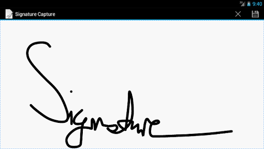 Imágen 2 Captura de firma electrónica android