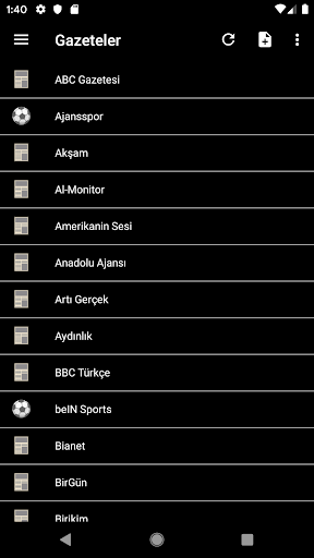 Gazeteler Screenshot 2 - AppWisp.com
