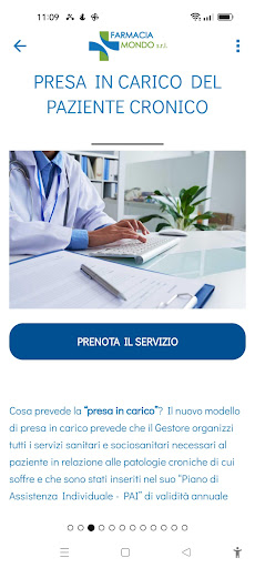 Android application Farmacia Mondo screenshort