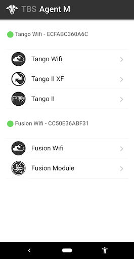 Android application TBS Agent M screenshort