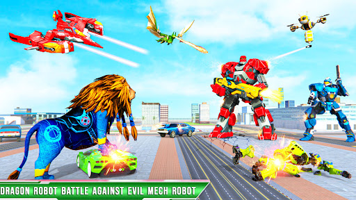 Android application Lion robot game - multi robots screenshort