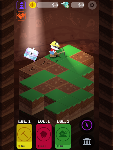 Honey badger treasure digger Incremental mining