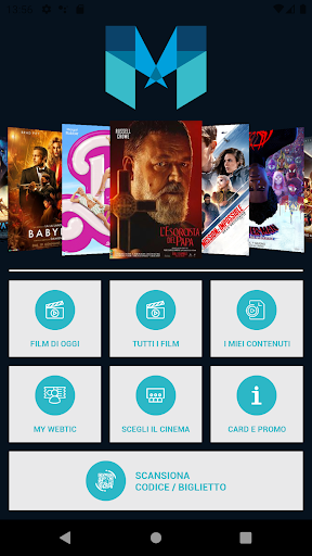 Android application Webtic Madison Cinemas screenshort