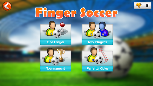 Android application Finger Soccer screenshort