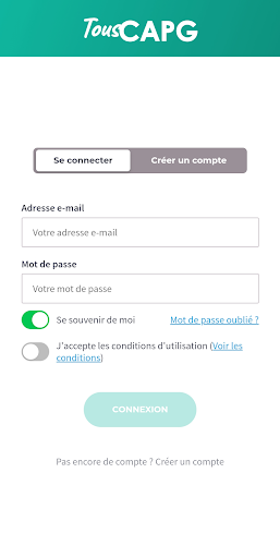 Android application Tous CAPG screenshort