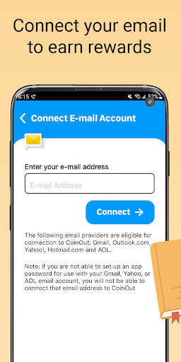 CoinOut Receipts & Rewards App Screen 3