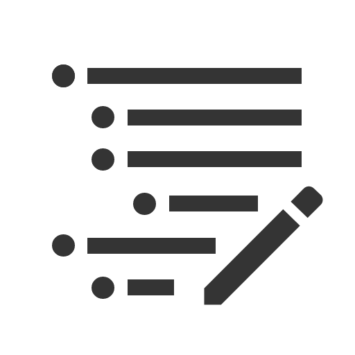 階層型メモ、ツリー、情報整理ノート、マインドマップ、アイデア