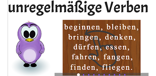 Irregular verbs German Screen 2