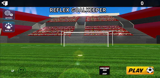Android application REFLEX GOALKEEPER screenshort