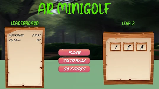 AR MiniGolf for JioGlass