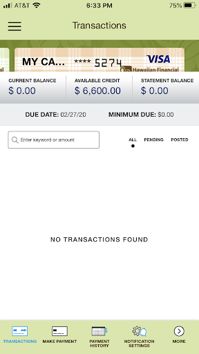 MyCard HIFICU VISA Screen 3